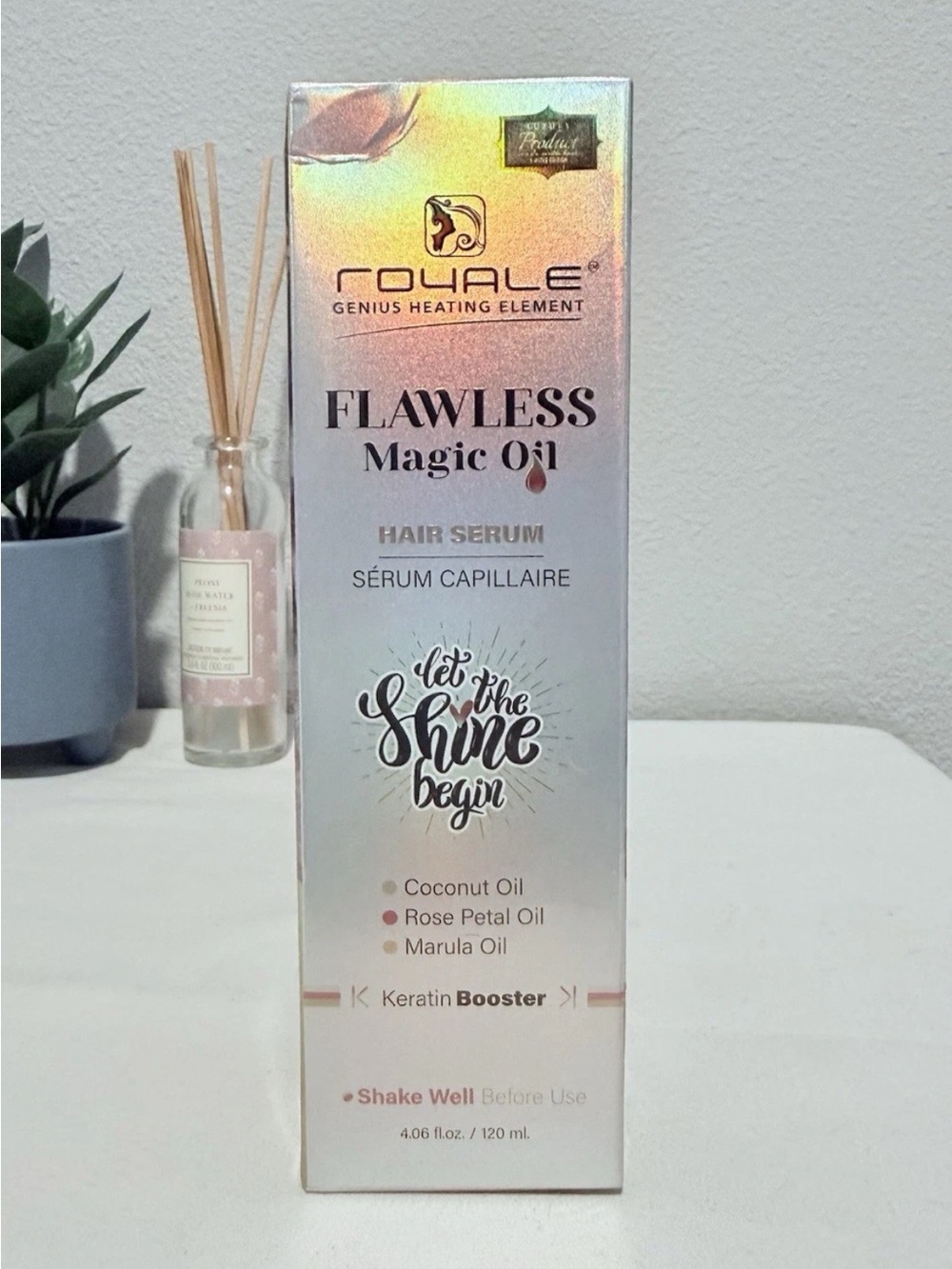 Flawless Magic Oil Hair Serum - Rose Petal (Silver)
